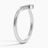 Lunette Diamond Ring (1/10 ct. tw.) in white gold