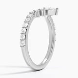 Grand Lunette Lab Diamond Ring (1/2 ct. tw.) in white gold — side view