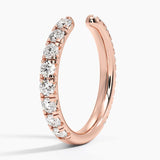 Anthology Diamond Open Ring in rose gold — side view