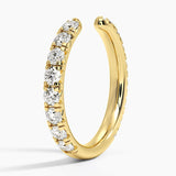 Anthology Diamond Open Ring in yellow gold — side view