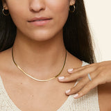 Dezi 16 in. Herringbone Necklace (2.8mm) — image 4