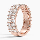 Esther Lab Diamond Ring in rose gold — side view