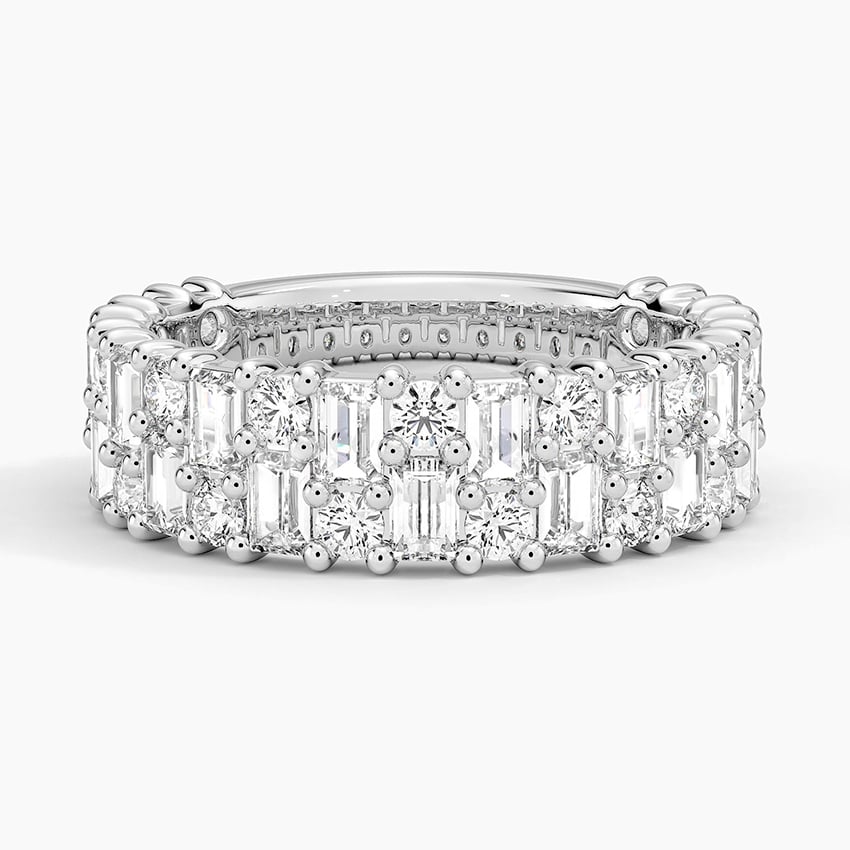 Esther Lab Diamond Ring in white gold — top view