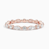 Versailles Eternity Diamond Ring (3/4 ct. tw.) in rose gold — top view