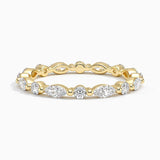 Versailles Eternity Diamond Ring (3/4 ct. tw.) in yellow gold — top view