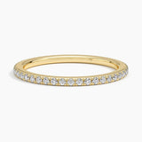 Ballad Eternity Diamond Ring (1/3 ct. tw.) in yellow gold — top view