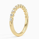 Marseille Half Coverage Diamond Ring (1/3 ct. tw.) in yellow gold — side view