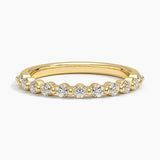 Marseille Half Coverage Diamond Ring (1/3 ct. tw.) in yellow gold — top view