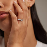 Olivetta Contoured Lab Diamond Ring (1/2 ct. tw.) — image 3