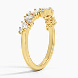 Olivetta Contoured Lab Diamond Ring (1/2 ct. tw.) in yellow gold — side view