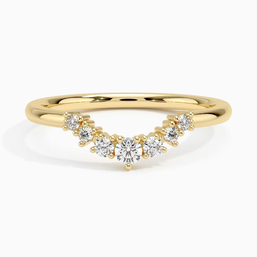 Aria Contoured Diamond Ring (1/6 ct. tw.)