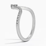 Nouveau Diamond Ring in white gold