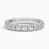 Ellora Eternity Lab Diamond Ring (1 3/4 ct. tw.) in white gold — top view