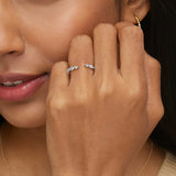 Luxe Versailles Diamond Open Ring (1/2 ct. tw.) in white gold