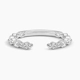 Luxe Versailles Diamond Open Ring (1/2 ct. tw.) in white gold — top view
