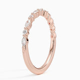 Delicate Versailles Diamond Ring (1/4 ct. tw.) in rose gold — side view