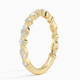 Versailles Three-Quarter Coverage Diamond Ring (1/2 ct. tw.) in yellow gold — side view