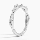 Secret Garden Diamond Wedding Ring (1/4 ct. tw.) in white gold — side view