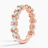 Elowen Lab Diamond Ring (1 ct. tw.) in rose gold — side view