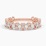Elowen Lab Diamond Ring (1 ct. tw.) in rose gold — top view