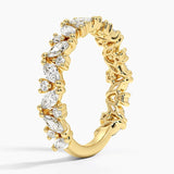 Elowen Lab Diamond Ring (1 ct. tw.) in yellow gold — side view