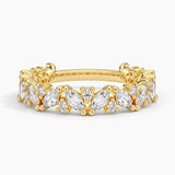 Elowen Lab Diamond Ring (1 ct. tw.) in yellow gold — top view