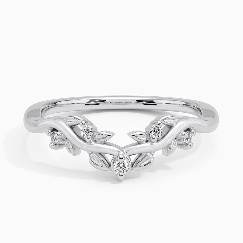 Veranda Diamond Ring in white gold — top view