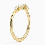 Yvette Diamond Ring in yellow gold — side view