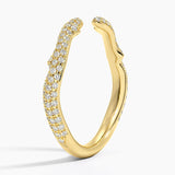 Rose Thorn Diamond Open Ring (1/3 ct. tw.) in yellow gold — side view