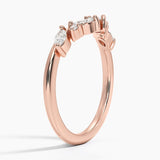 Luxe Yvette Diamond Ring (1/4 ct. tw.) in rose gold — side view