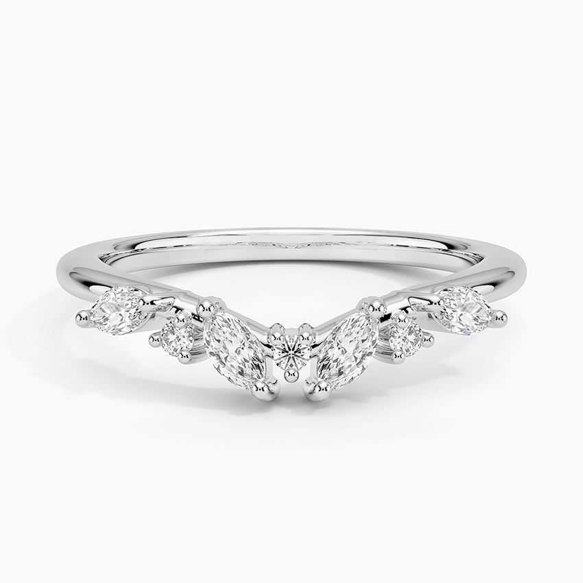 Luxe Yvette Diamond Ring (1/4 ct. tw.) in white gold — top view