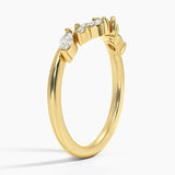 Luxe Yvette Diamond Ring (1/4 ct. tw.) in yellow gold — side view