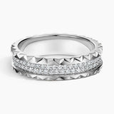 Sol Diamond Ring in white gold — top view
