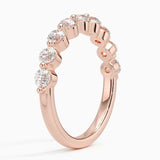 Monaco Diamond Ring (3/4 ct. tw.) in rose gold — side view