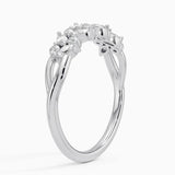 Jardiniere Diamond Ring in white gold — side view