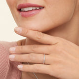 Petite Curved Diamond Ring (1/10 ct. tw.) — image 4