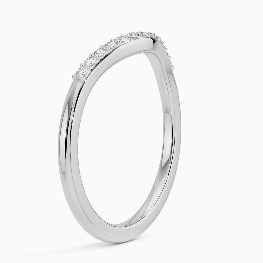 Petite Curved Diamond Ring (1/10 ct. tw.)