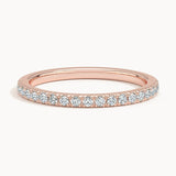 Bliss Diamond Ring (1/5 ct. tw.) in rose gold — top view