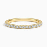 Bliss Diamond Ring (1/5 ct. tw.) in yellow gold — top view