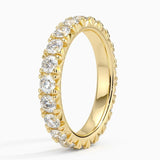 Ellora Eternity Lab Diamond Ring (1 3/4 ct. tw.) in yellow gold — side view