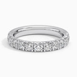 Ellora Half Coverage Lab Diamond Ring (7/8 ct. tw.) in white gold — top view