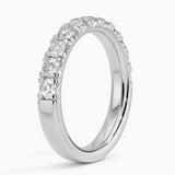 Ellora Half Coverage Lab Diamond Ring (7/8 ct. tw.) in white gold — side view