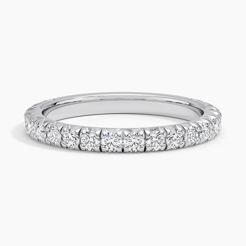 Sienna Three-Quarter Coverage Diamond Ring (5/8 ct. tw.) in white gold — top view