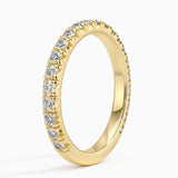 Sienna Three-Quarter Coverage Diamond Ring (5/8 ct. tw.) in yellow gold — side view