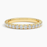 Sienna Three-Quarter Coverage Diamond Ring (5/8 ct. tw.) in yellow gold — top view