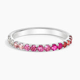 Nimbus Ombre Ring in white gold — top view