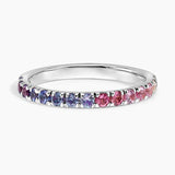 Nimbus Ombre Ring in white gold — top view