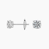 Perfect 4-Prong Diamond Stud Earrings (1 ct. tw.) in white gold