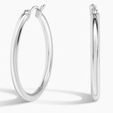 2mm Small Perfect Hoop Earrings — top view