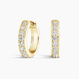Luxe Diamond Huggie Earrings (1/2 ct. tw.) — top view